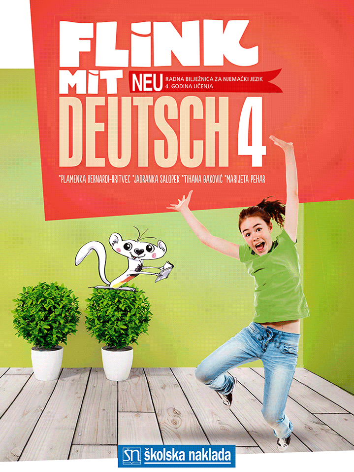 FLINK MIT DEUTSCH - NEU! 4 RADNA BILJEŽNICA