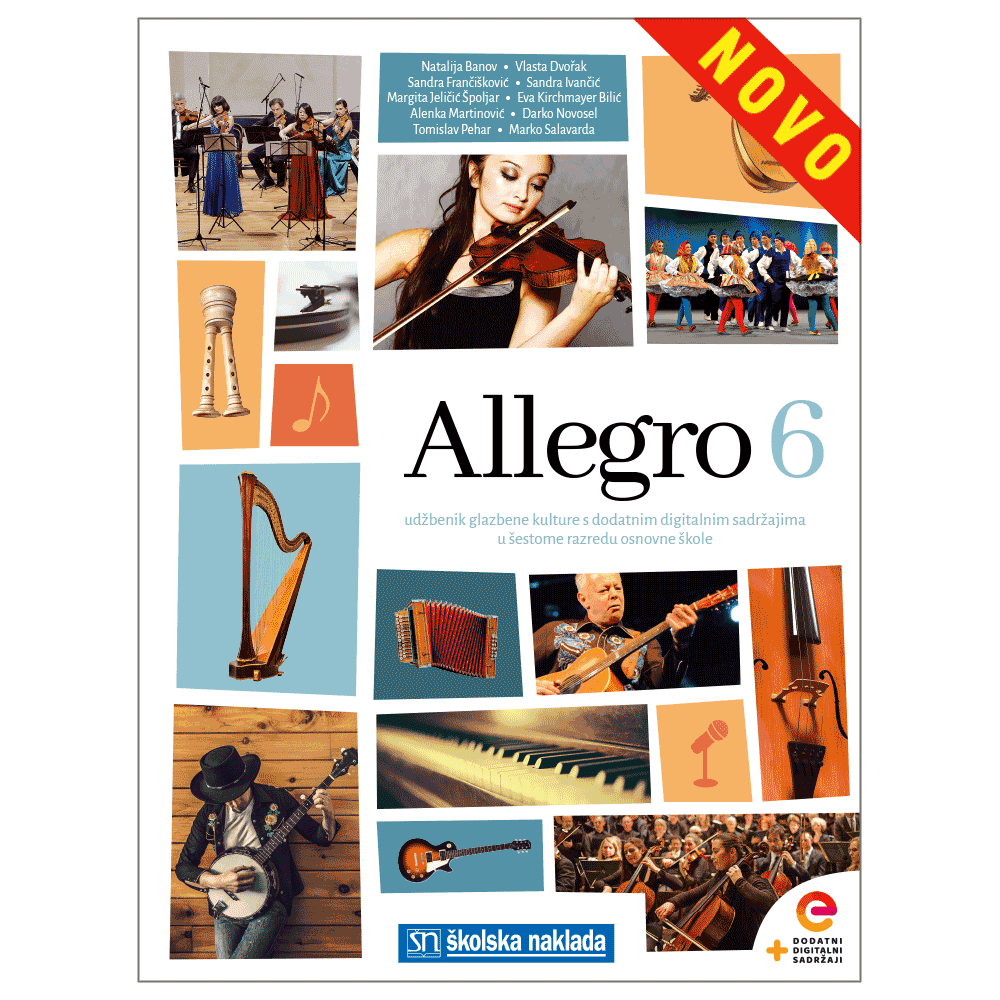 ALLEGRO 6 - UDŽBENIK GLAZBENE KULTURE