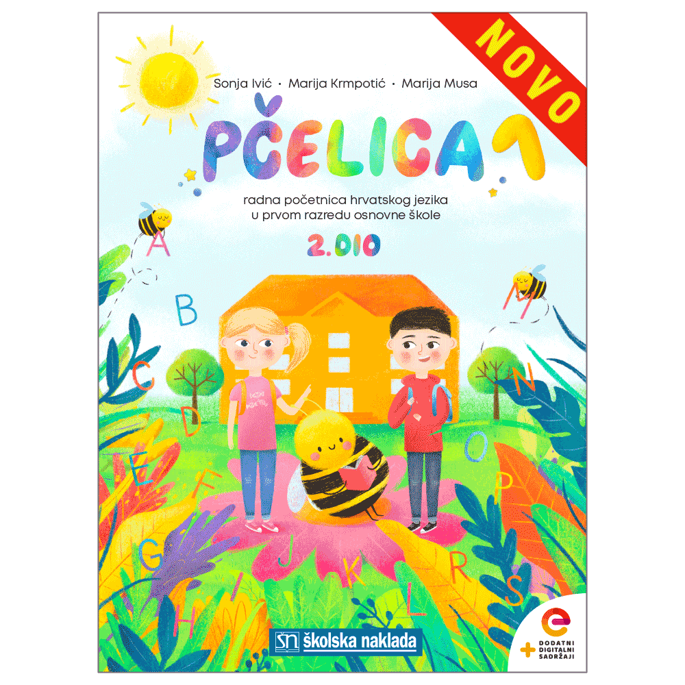 PČELICA 1 2.DIO - RADNA POČETNICA HRVATSKOG JEZIKA