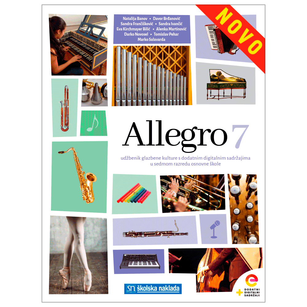 ALLEGRO 7 - UDŽBENIK GLAZBENE KULTURE