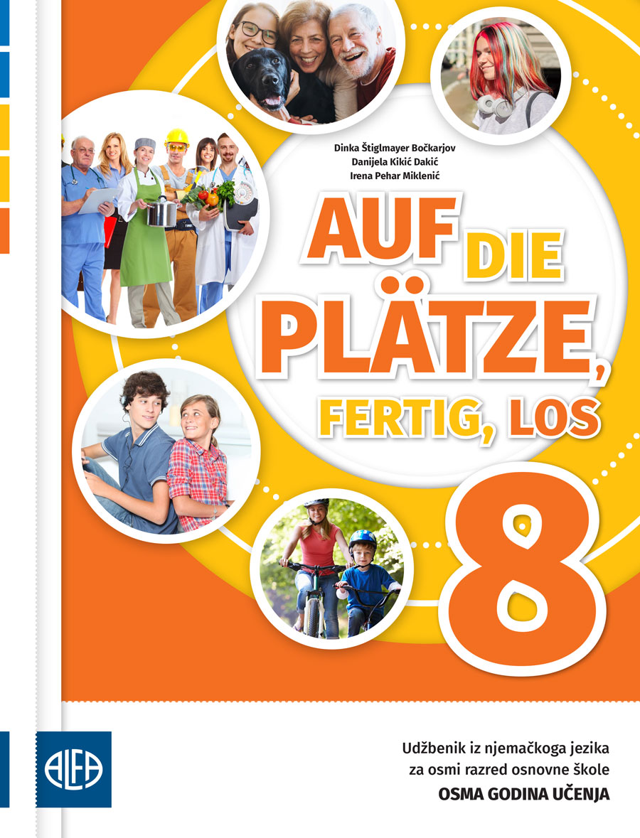 8 AUF DIE PLATZE, FERTIG, LOS 8 UDŽBENIK SA APP