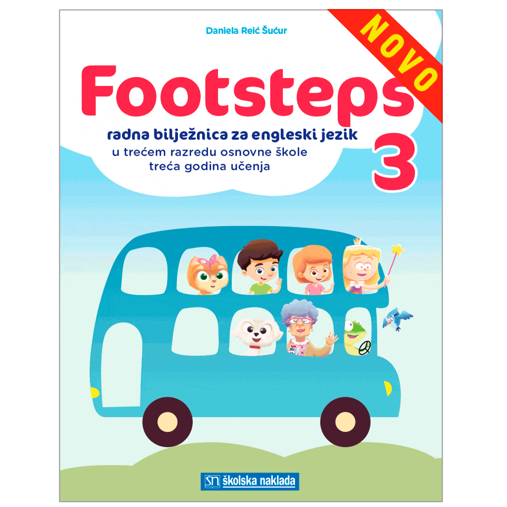 FOOTSTEPS 3 RADNA BILJEŽNICA