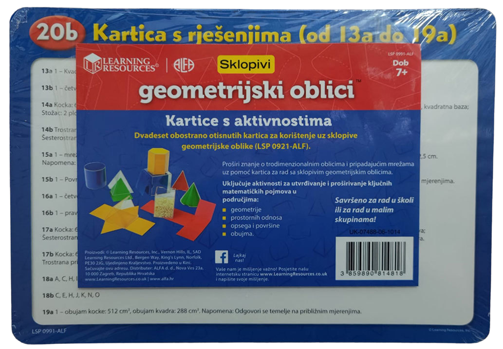 Sklopivi geometrijski oblici – kartice s aktivnostima