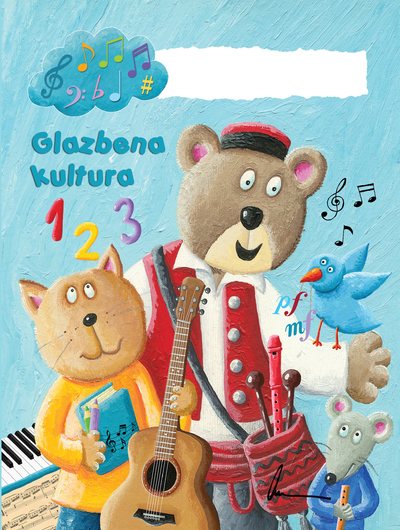 BILJEŽNICA PAMETNICA GLAZBENA KULTURA 1, 2, 3
