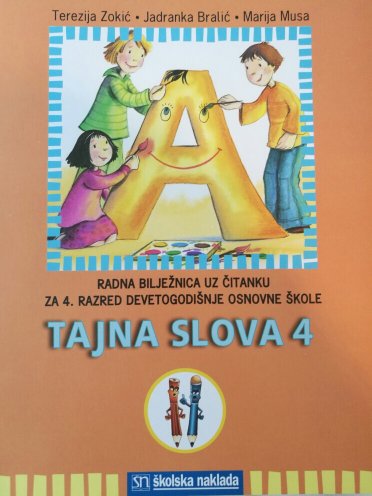 TAJNA SLOVA 4/9 RADNA BILJEŽNICA