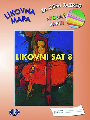 LIKOVNA MAPA  VIII S KOLAŽ PAPIROM