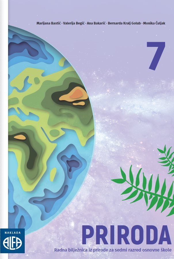 PRIRODA 7 RADNA BILJEŽNICA IZ PRIRODE ZA 7.RAZRED NOVO