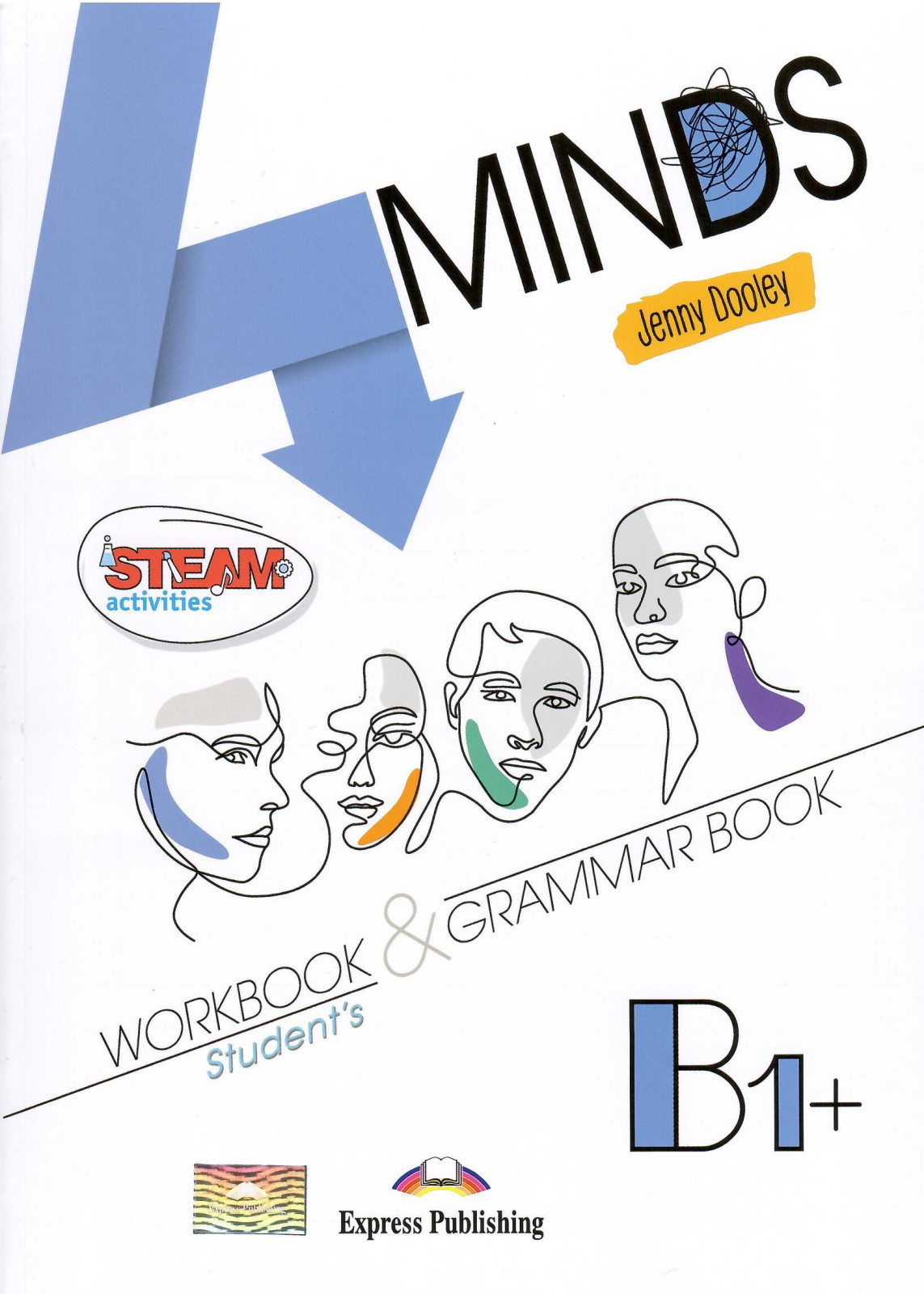 4 MINDS B1+ WORKBOOK & GRAMMAR BOOK STUDENT'S (WITH DIGIBOOK APP