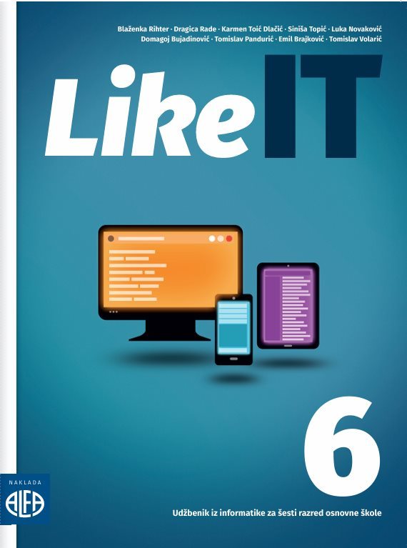 LIKE IT 6 UDŽBENIK INFORMATIKE SA APP