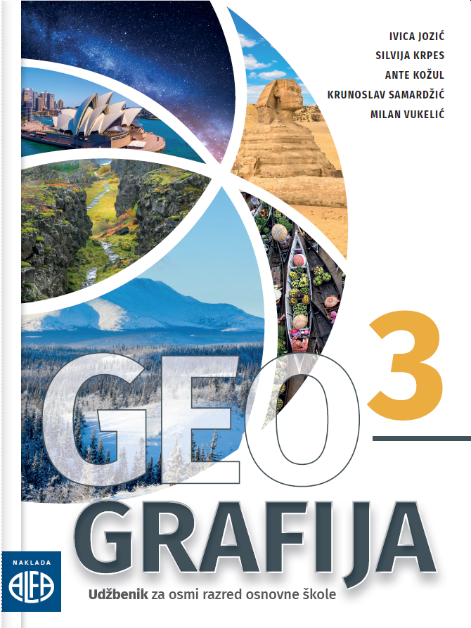 GEOGRAFIJA 3 UDŽBENIK ZA 8. RAZRED OSNOVNE ŠKOLE NOVO