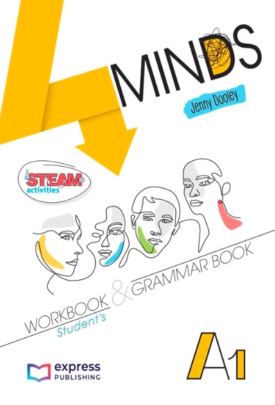 4 MINDS A1 WORKBOOK & GRAMMAR BOOK STUDENT'S (WITH DIGIBOOK APP.