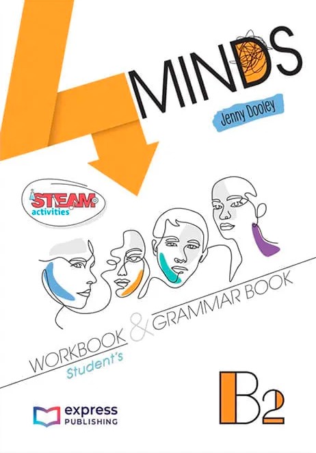 4 MINDS B2 WORKBOOK & GRAMMAR BOOK STUDENT'S (WITH DIGIBOOK APP.