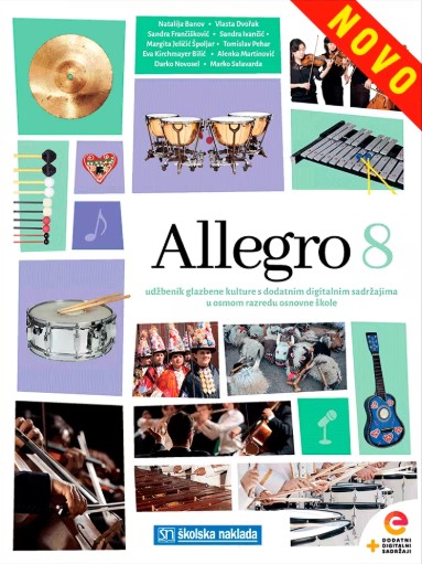 ALLEGRO 8 - UDŽBENIK GLAZBENE KULTURE