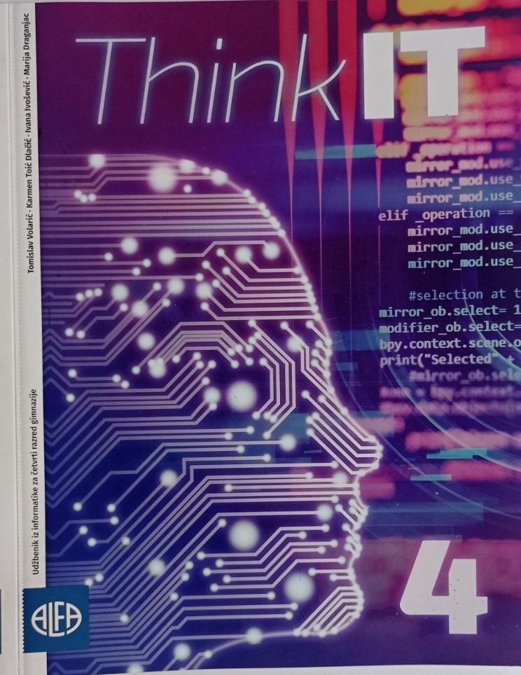 THINK IT 4 UDŽBENIK INFORMATIKE ZA 4. RAZRED GIMNAZIJE