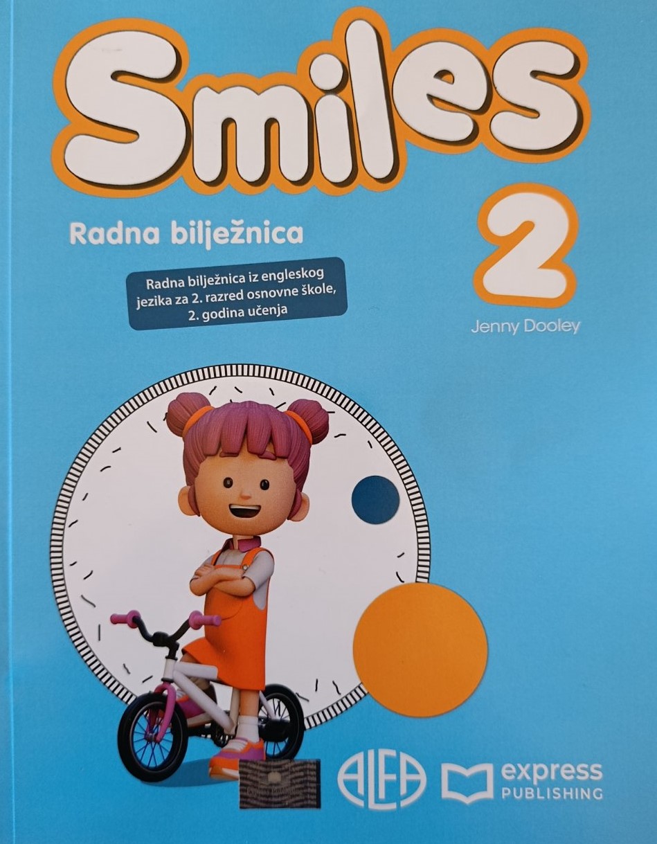 SMILES 2 RADNA BILJEŽNICA IZ ENGLESKOG JEZIKA ZA 2.RAZRED NOVO